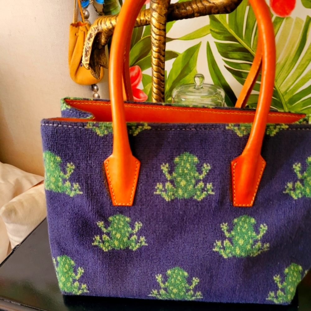 Stubbs & Wootton palm beach bag
